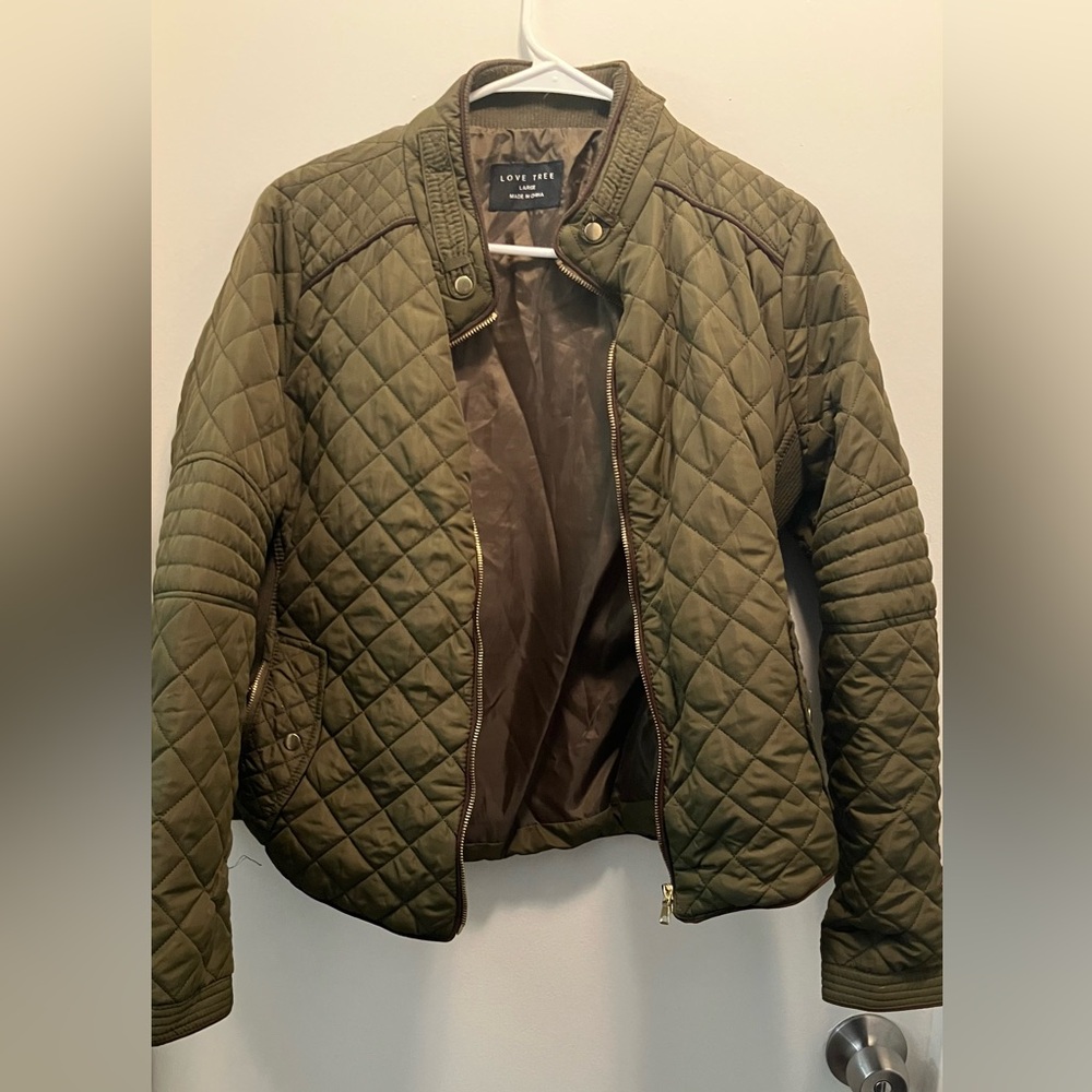 Quilted Green Jacket